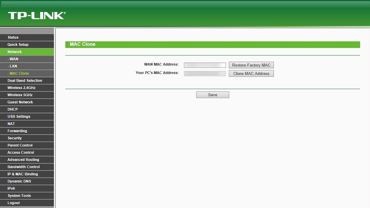 All Screenshots for the TPLink Archer C2