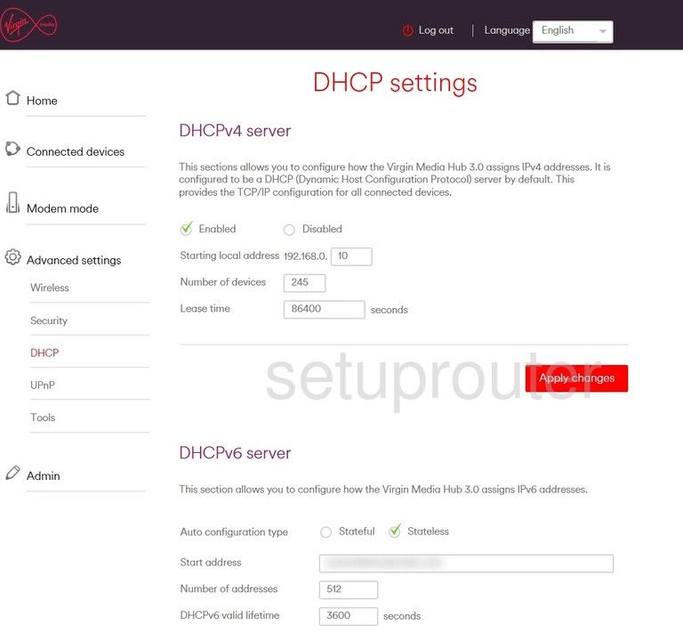 All Screenshots for the Virgin Media Hub 3.0
