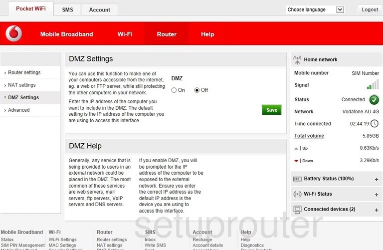 All Screenshots for the Vodafone R216