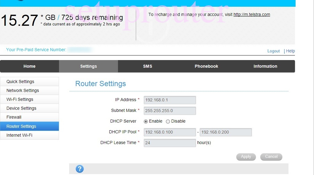 How to change the IP Address on a ZTE MF910 router