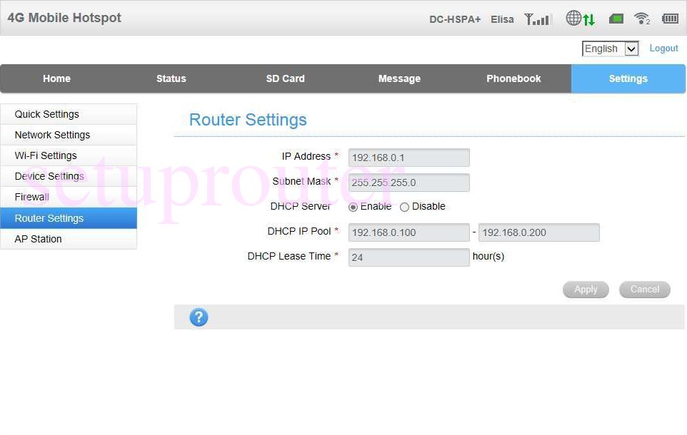 How to change the IP Address on a ZTE MF93D router