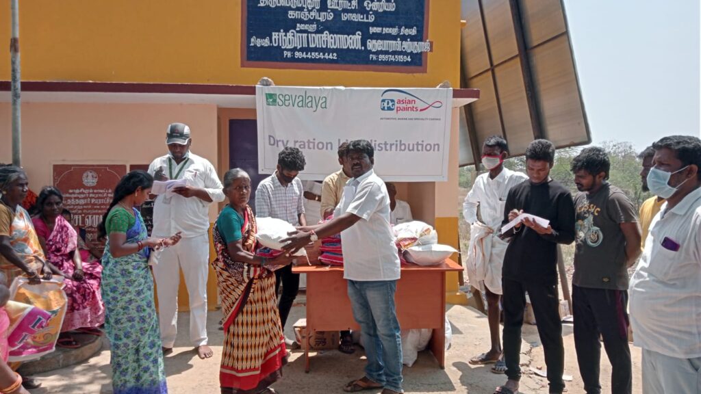 PPG Asian Paints_Dry Ration Kit Distribution_3 Sevalaya