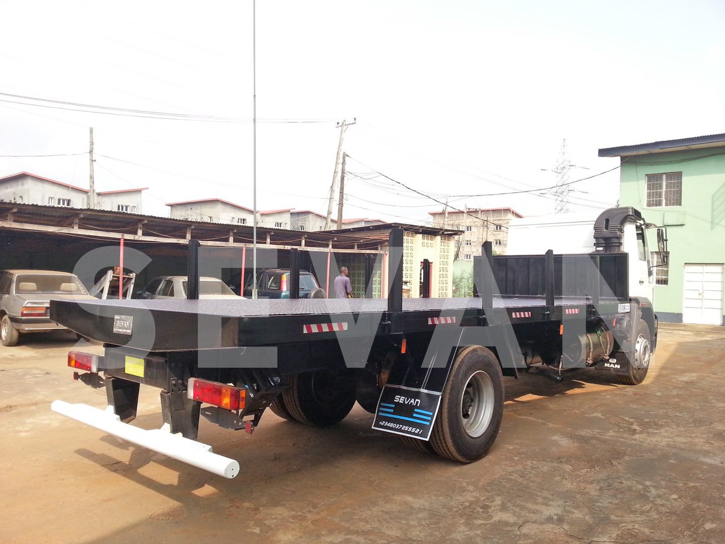 Flatbed Container Carrier SEVAN Construction Nigeria Ltd.