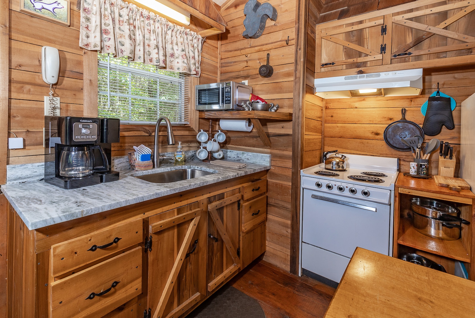 Cozy "Squirrel's Nest" Cabin Brevard Cabin Rental Pet Friendly • The