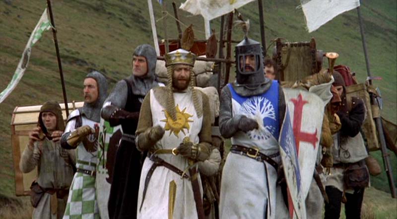 “Monty Python and the Holy Grail” Drinking Game Seven Inches of Your Time