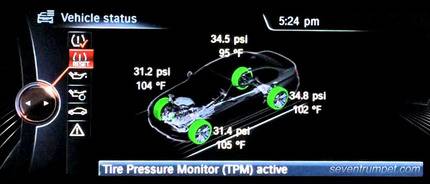 BMW 3 Series: How To Reset Tire Pressure Light (E90 F30 G20)