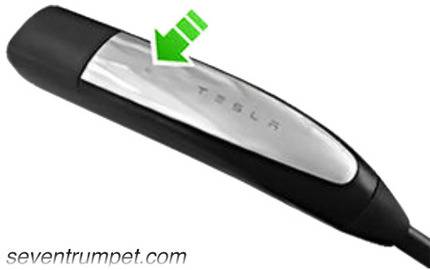 How To Remove Charging Cable From Tesla Car (Model S 3 X Y)