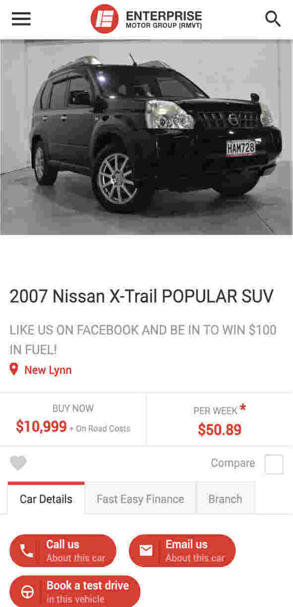 Enterprise Cars SeventyTwo