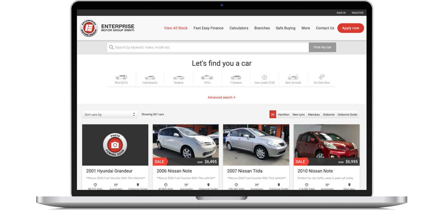 Enterprise Cars SeventyTwo