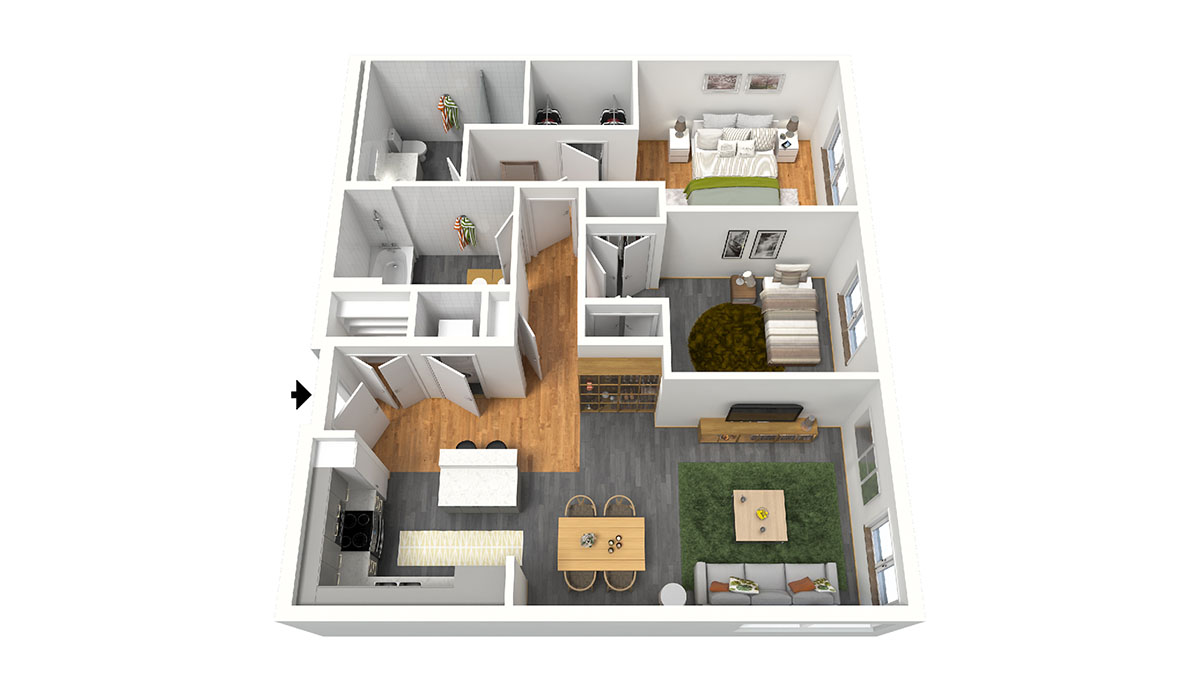 Floor Plans Seven West Apartments