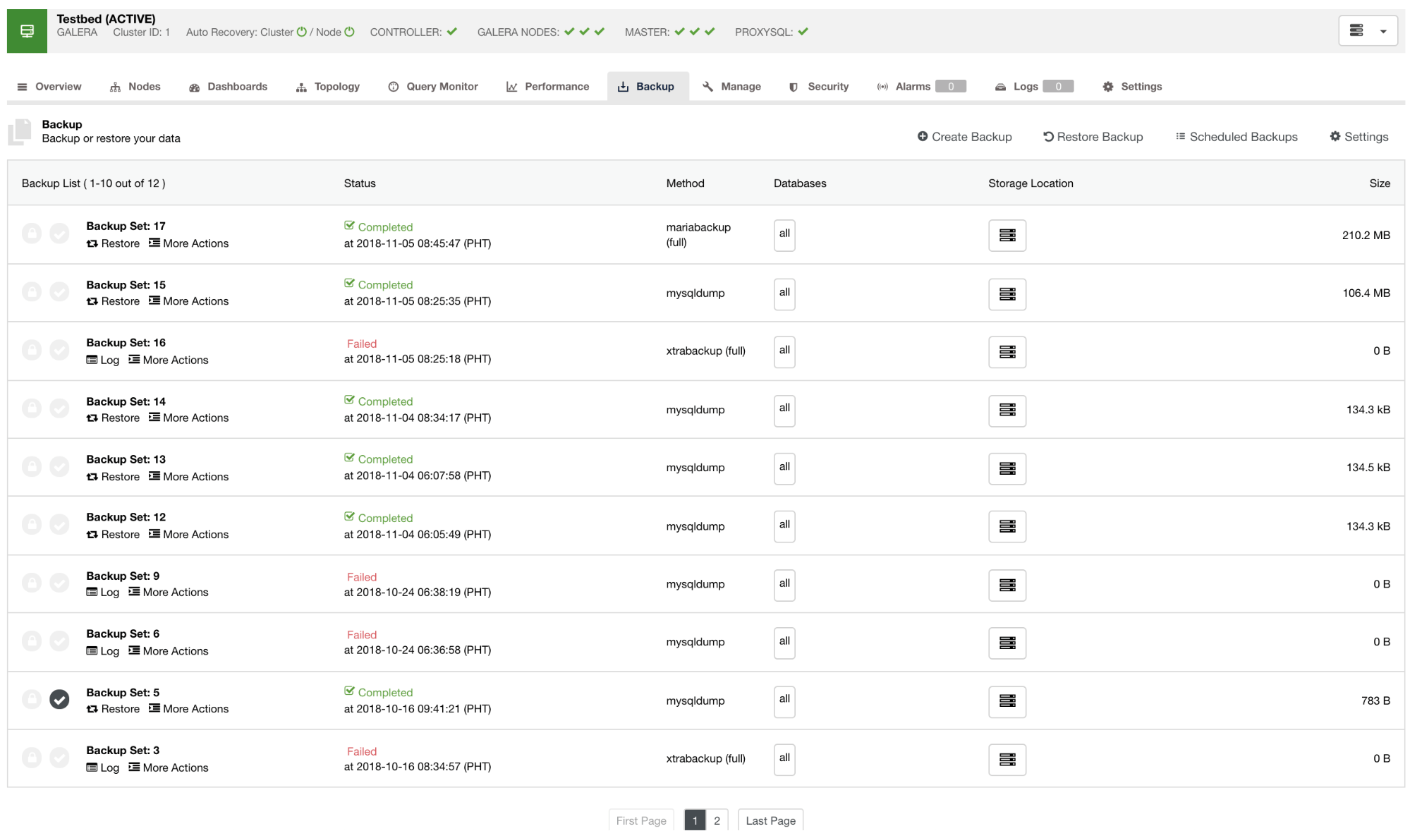 Best Practices for Database Backups Severalnines