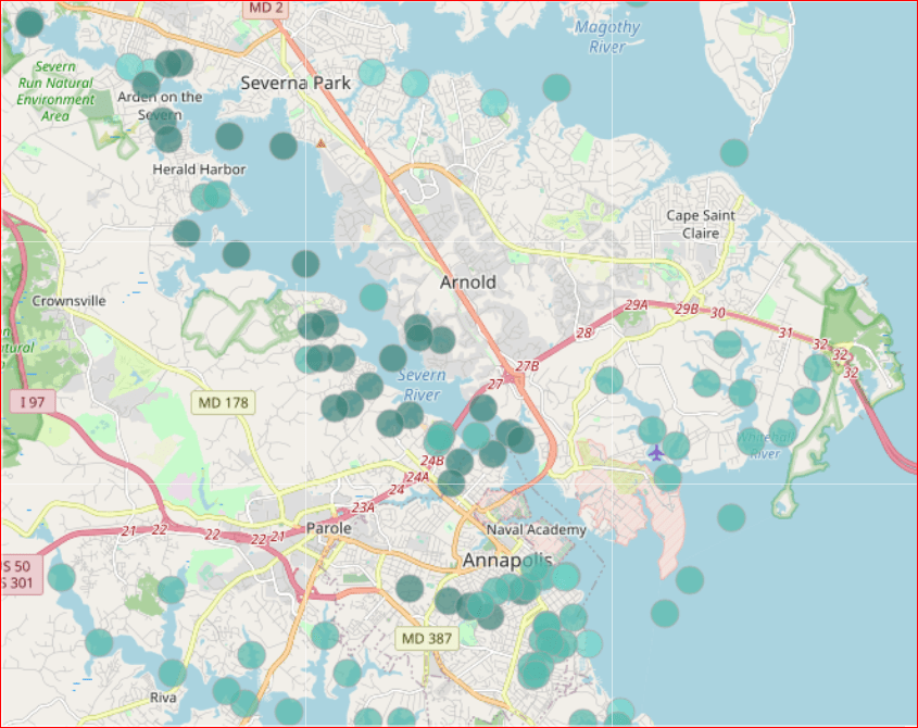 SRA's Water Quality Data Online For Your Review! Severn River Association