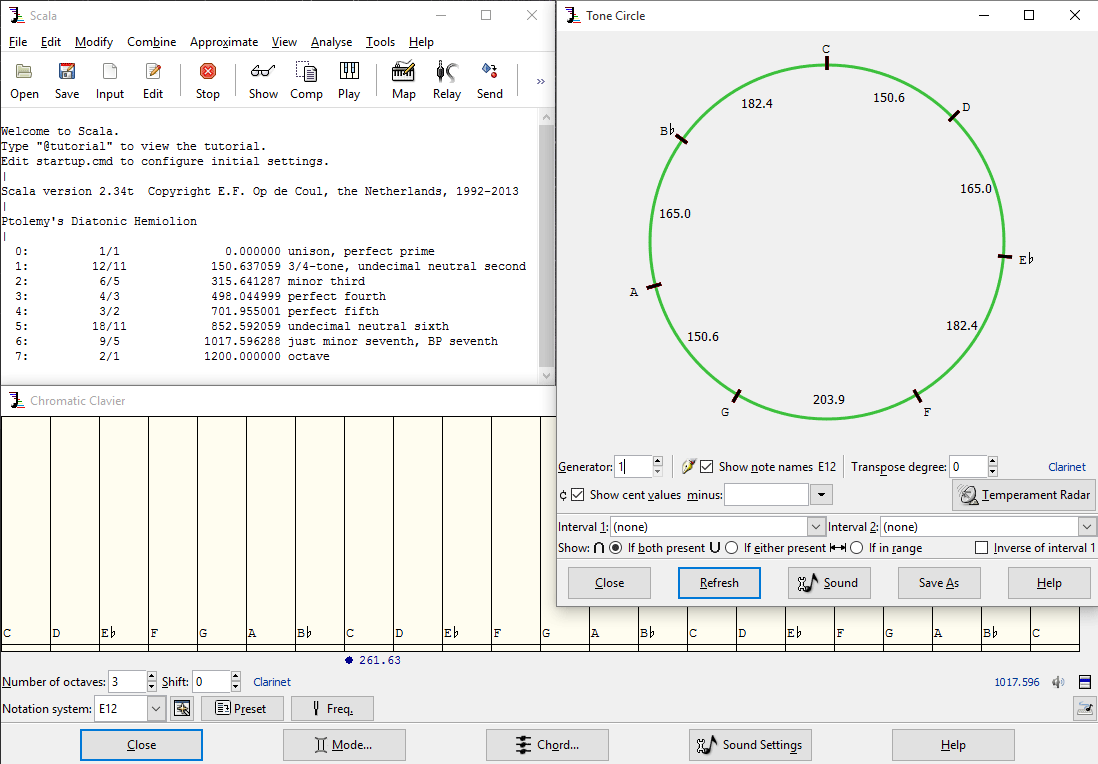 How to invent your own musical scales using Scala Sevish