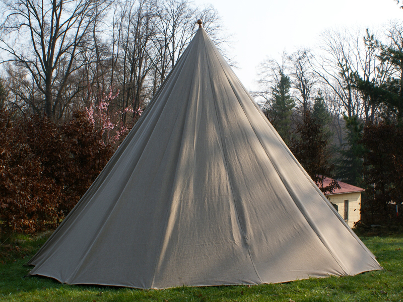 Conical tents Sewmill Historical linen tents