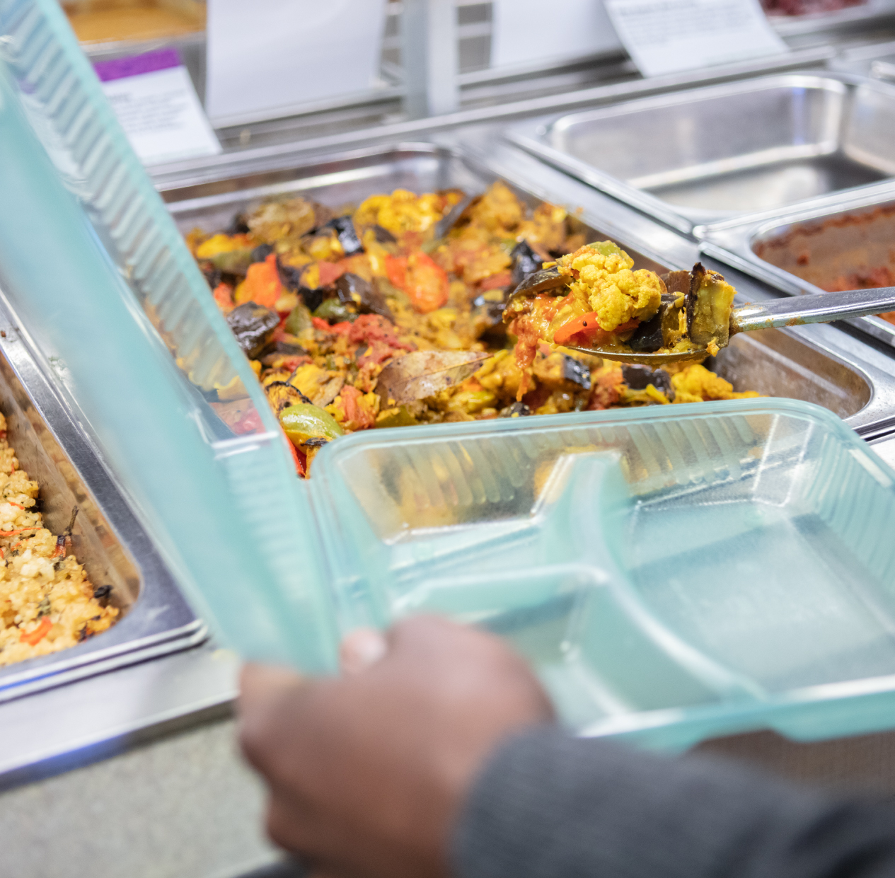 Reusable Hot Bar Containers at Seward Coop Seward Community Coop