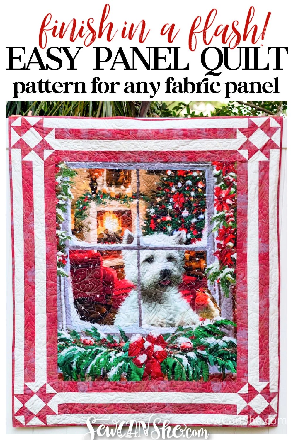 How to Sew a Panel Quilt Easy Quilt Pattern for Any Fabric Panel