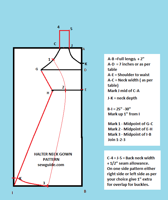 How To Sew A Halter Neck Dress at April Odom blog