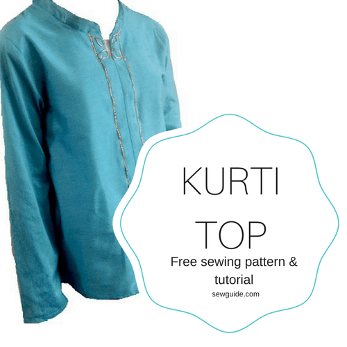 Easy Kurti Top sewing pattern Sew Guide