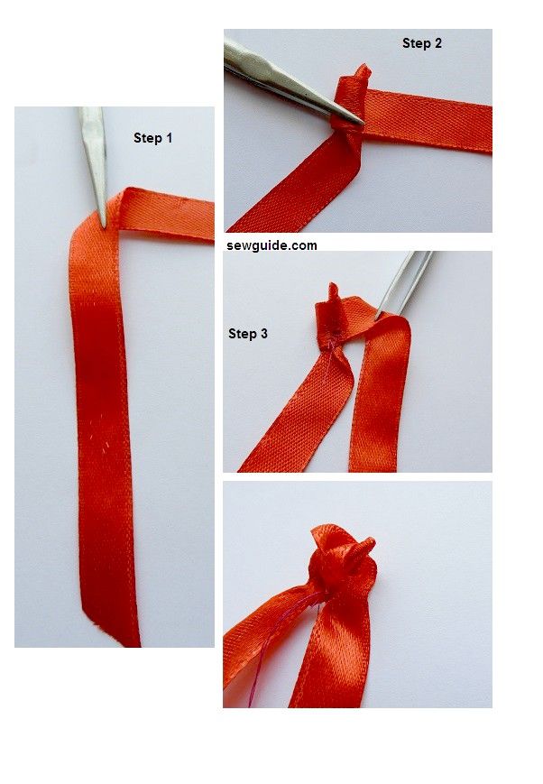 Ribbon Rose 6 types of roses you can make easily Sew Guide