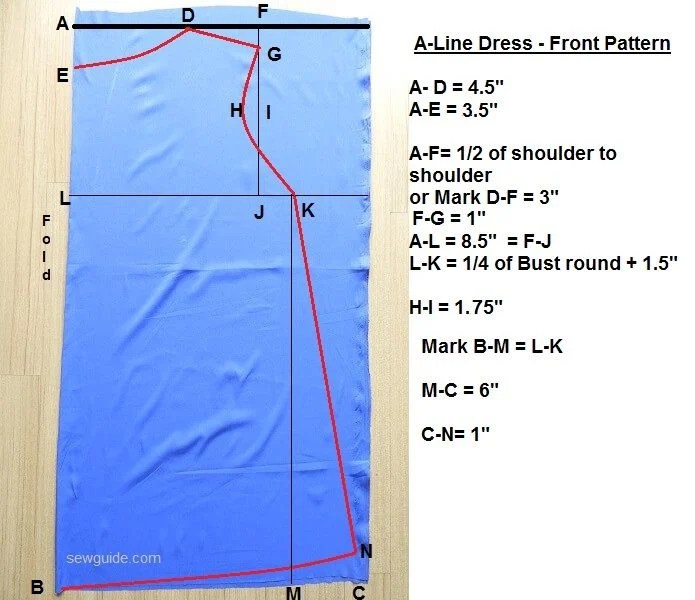 Make An Aline Dress (Free Sewing Pattern & Tutorial) SewGuide