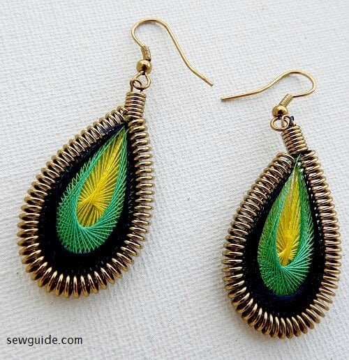 10 Types Of Earrings Made With Fabric & Yarn SewGuide