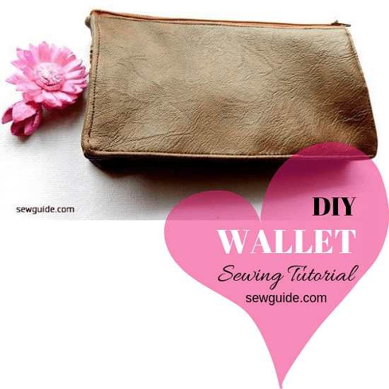 Leather Wallet Sewing Pattern