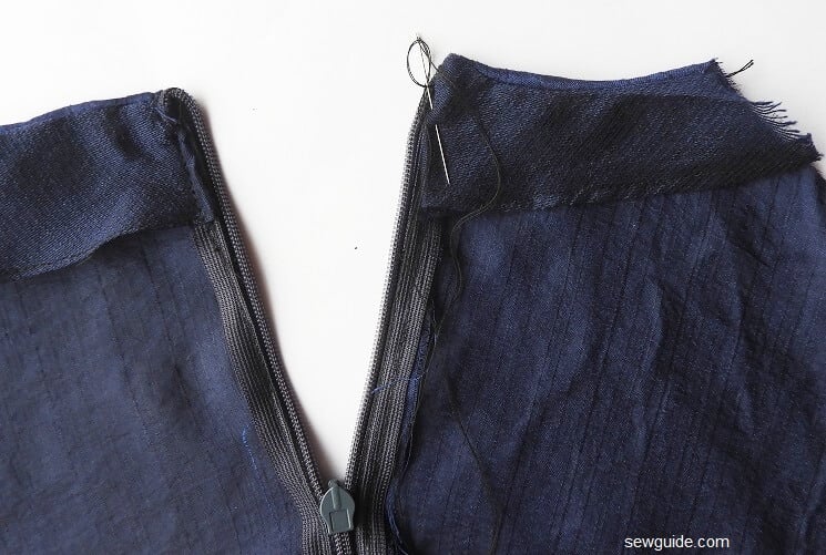 How To Sew Neckline Facing SewGuide