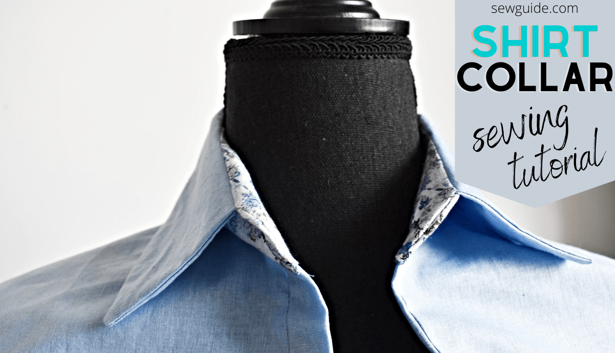 How to sew a SHIRT COLLAR Sewing tutorial SewGuide