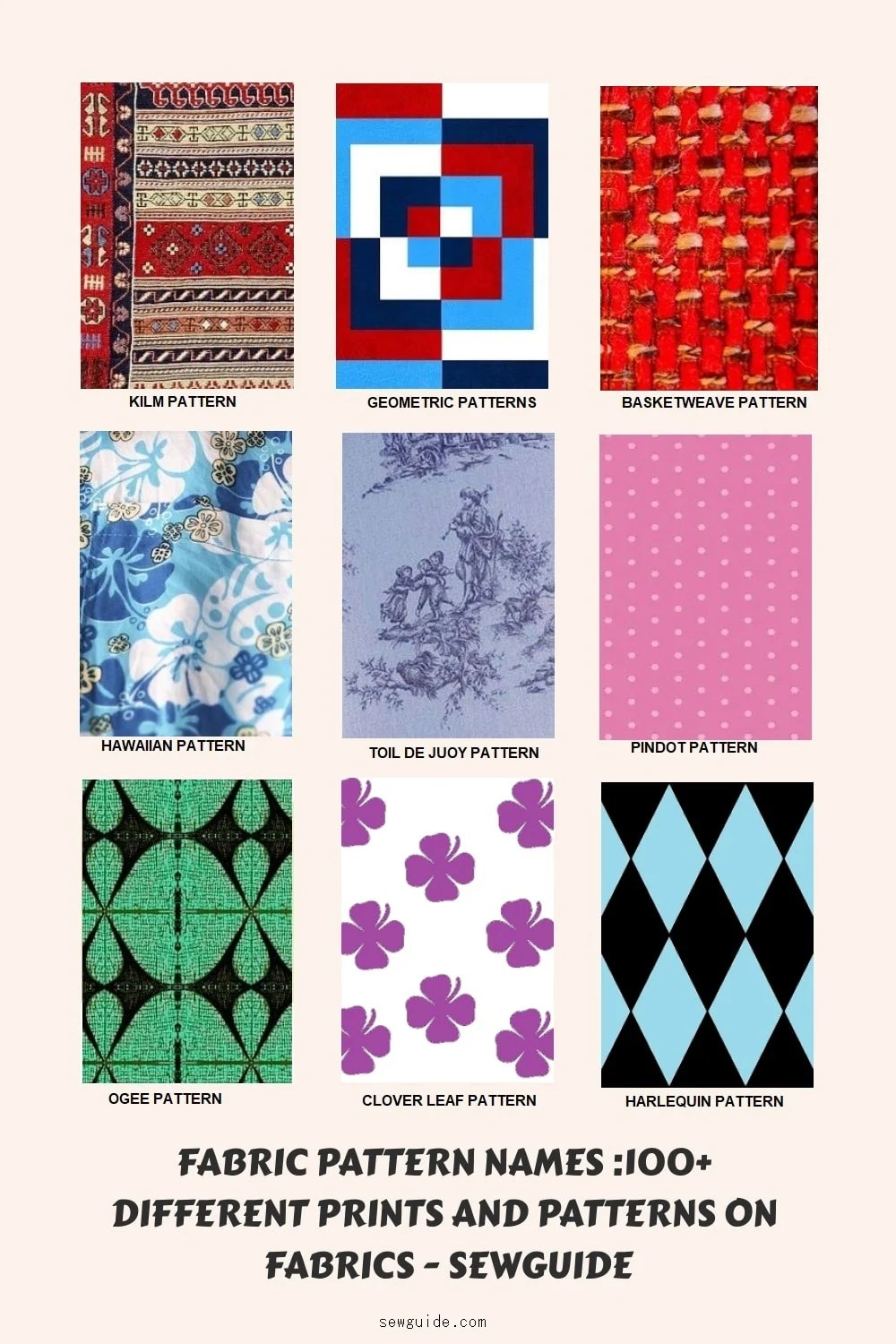 Fabric Pattern Names 100+ different prints and patterns on fabrics SewGuide