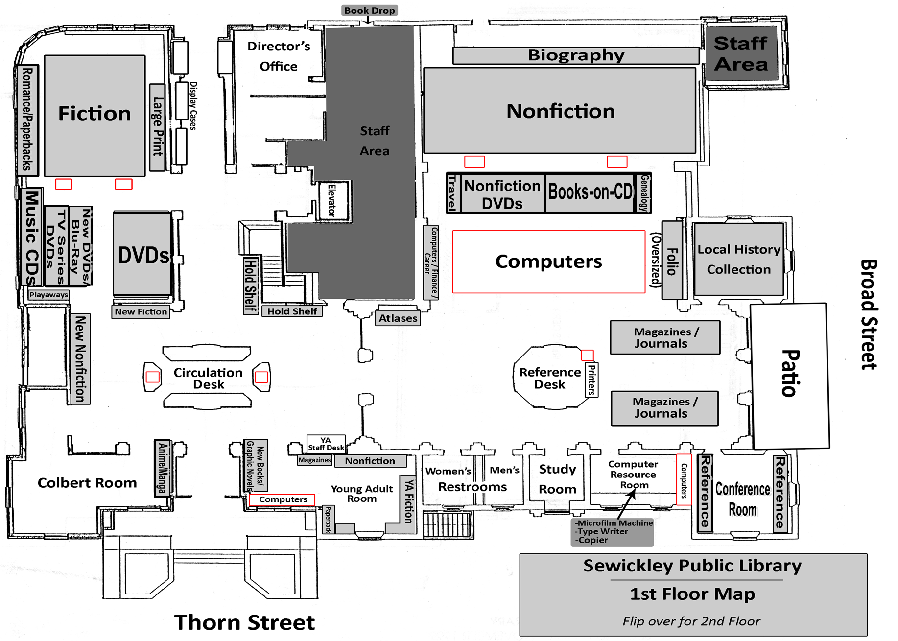 Library Maps Sewickley Public Library