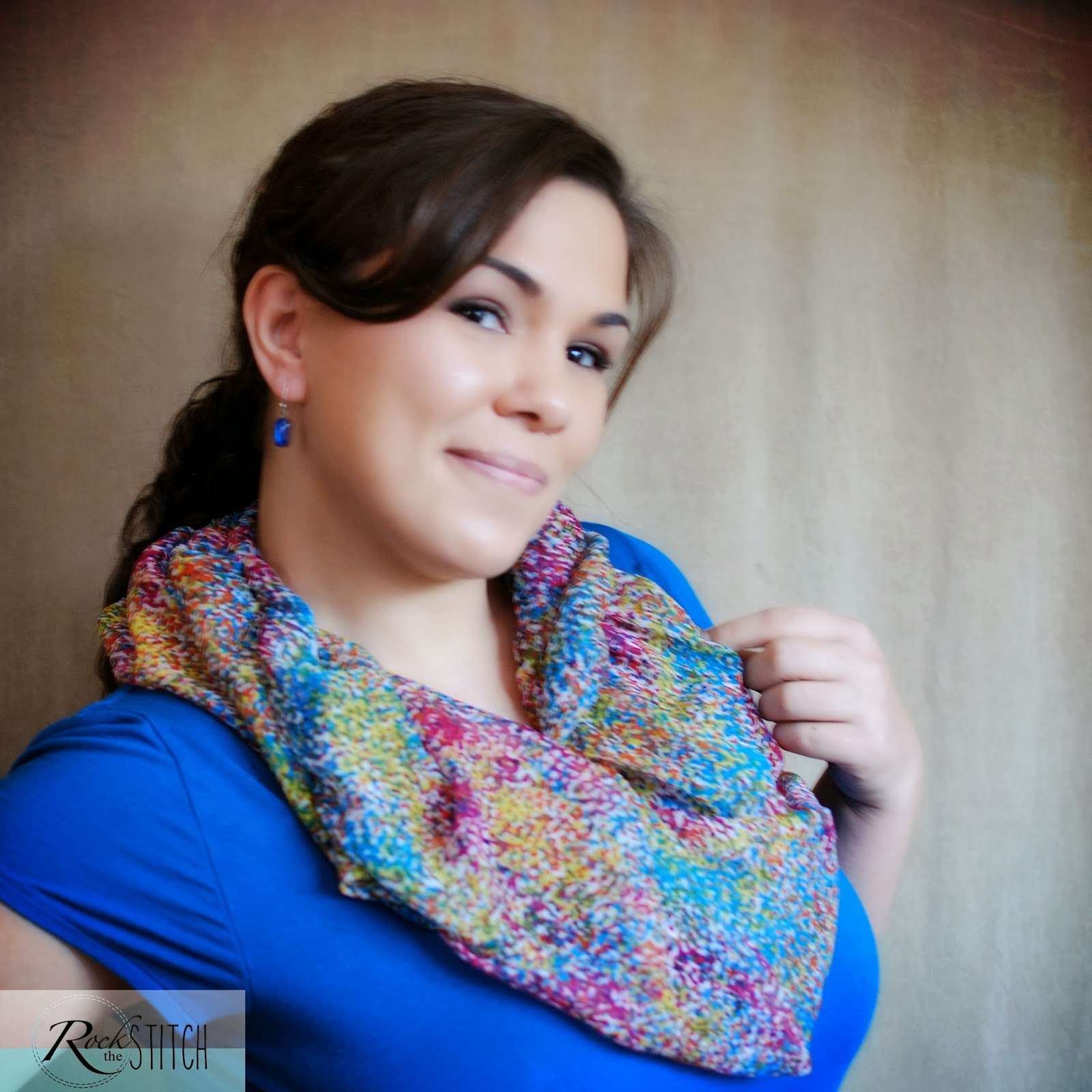 DIY Twisted Ruffle Infinity Scarf Sewing Tutorials