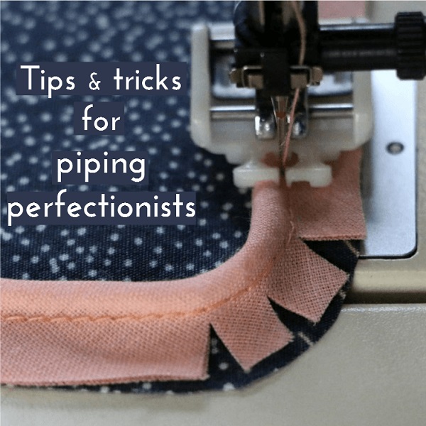 Tutorial Make your own piping and sew it perfectly Sewing