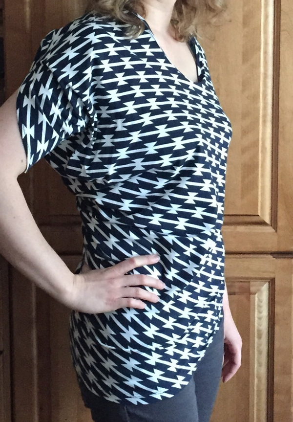 Japanese Pattern Books Scoop Neck Asymmetrical Top Drape Drape 2Top 4