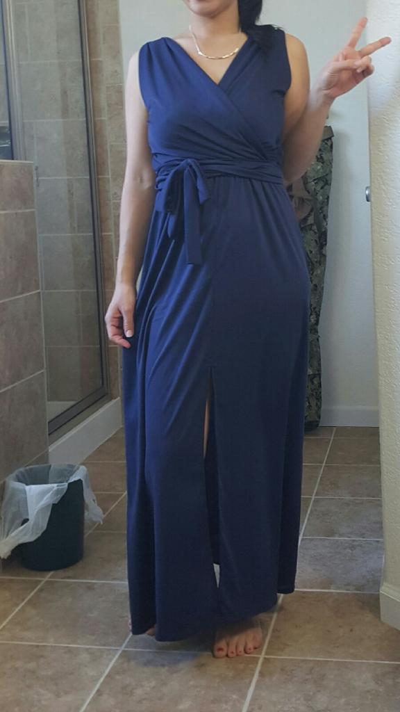 Mimi G DIY FRONT SLIT MAXI DRESS Maxi Dress pattern review by Lovemykids