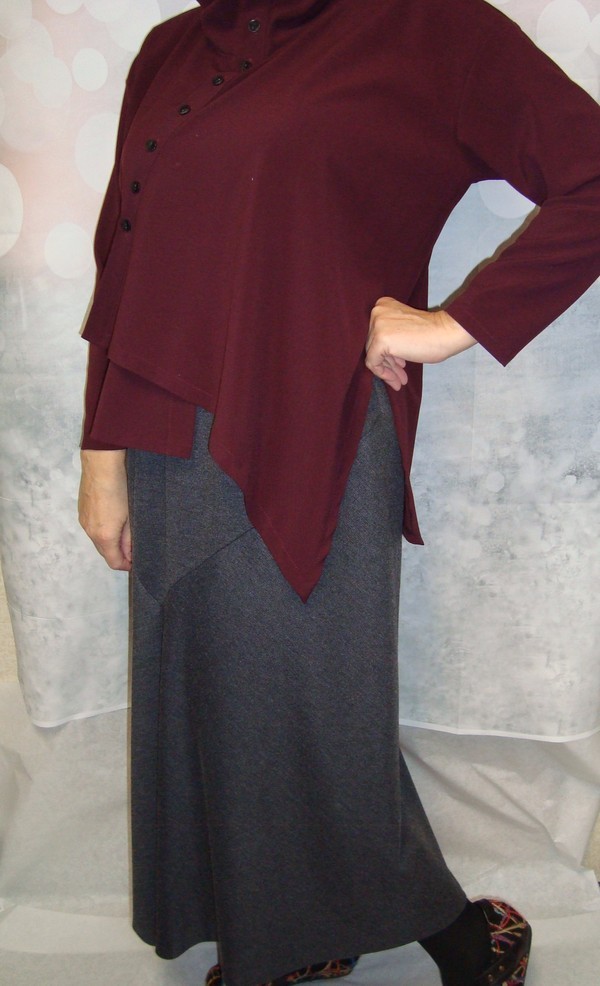 Sewing Eureka Top & Skirt pattern review by LindaSew