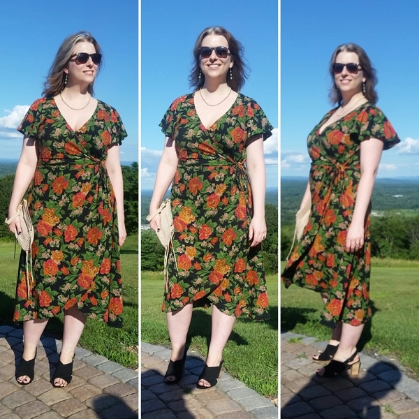 Vogue Patterns V9251 MISSES' WRAP DRESSES WITH TIES, SLEEVE AND LENGTH