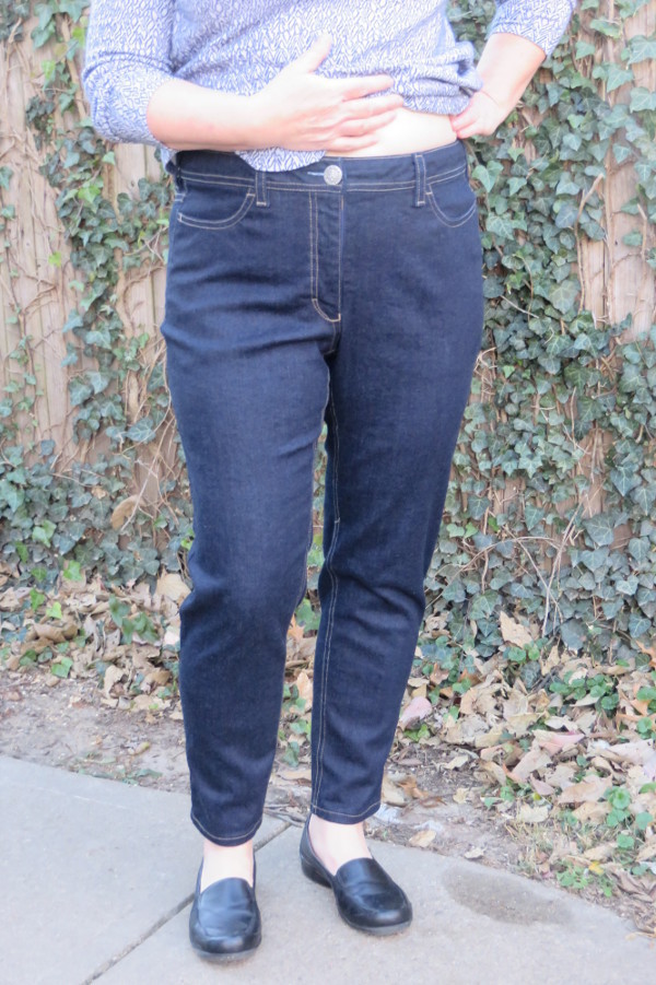 Itch to Stitch Liana Stretch Jeans ITS012 pattern review by Wright