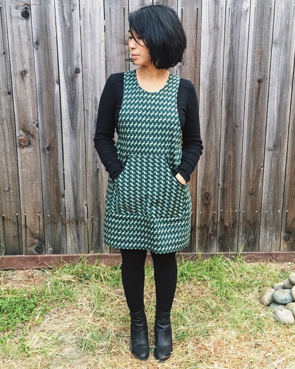Helen's Closet York Pinafore pattern review by roxyintransit