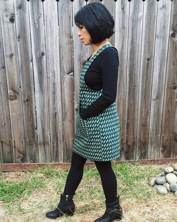 Helen's Closet York Pinafore pattern review by roxyintransit