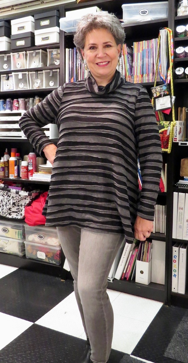 New Look Swing dress or tunic 6525 pattern review by karenfricke