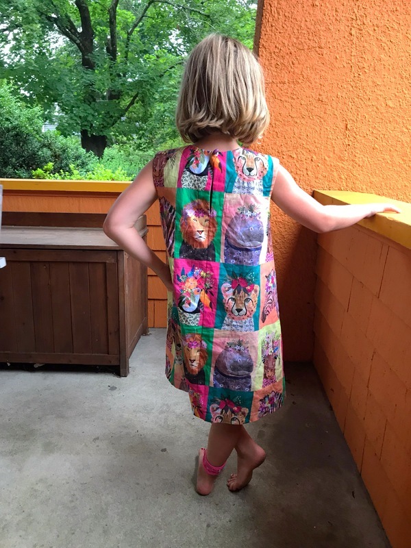 New Look Children's Novelty Dress 6611 pattern review by joyspiritsew