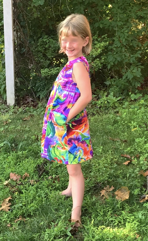 New Look Children's Novelty Dress 6611 pattern review by joyspiritsew