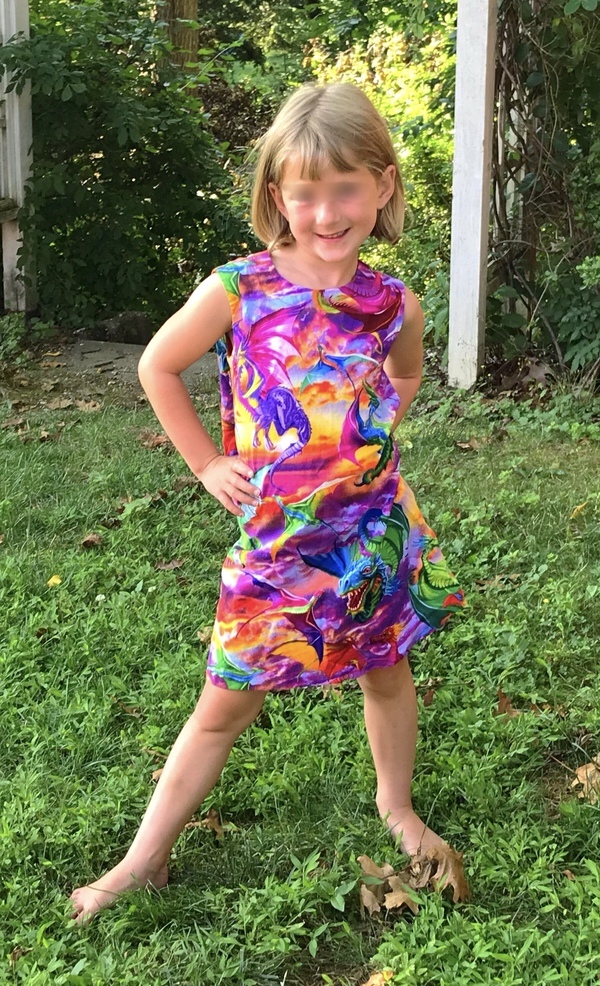 New Look Children's Novelty Dress 6611 pattern review by joyspiritsew