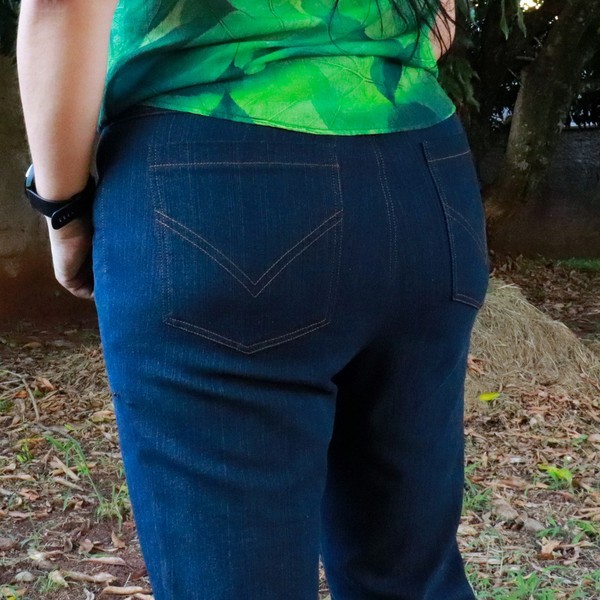 Itch to Stitch Eddystone Jeans ITS072 pattern review by karinatrinidad