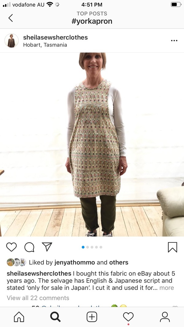 Helen's Closet York Pinafore pattern review by sheilasewsherclothes