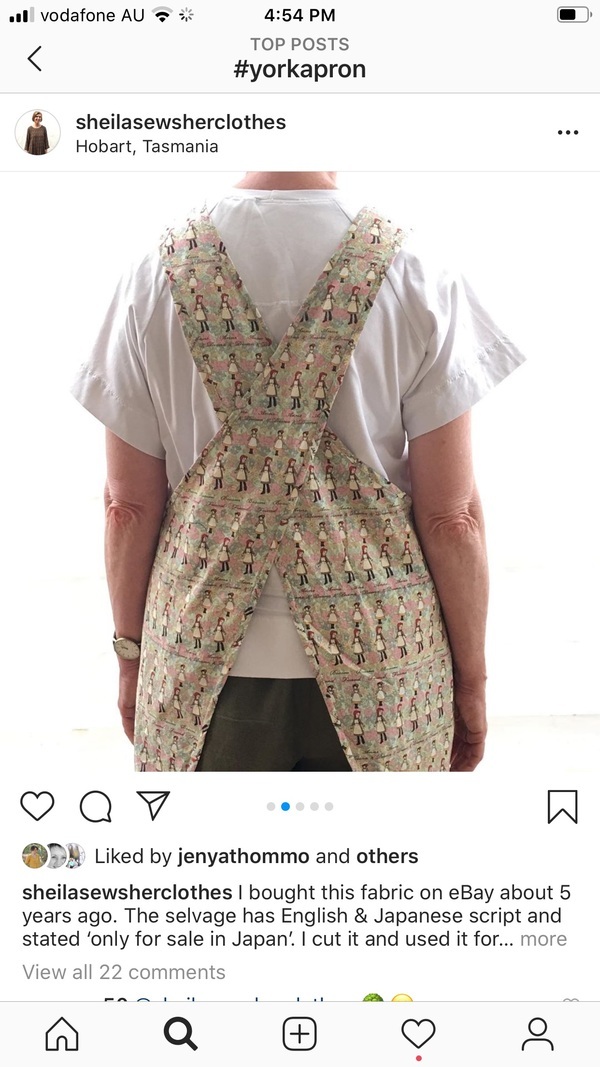 Helen's Closet York Pinafore pattern review by sheilasewsherclothes