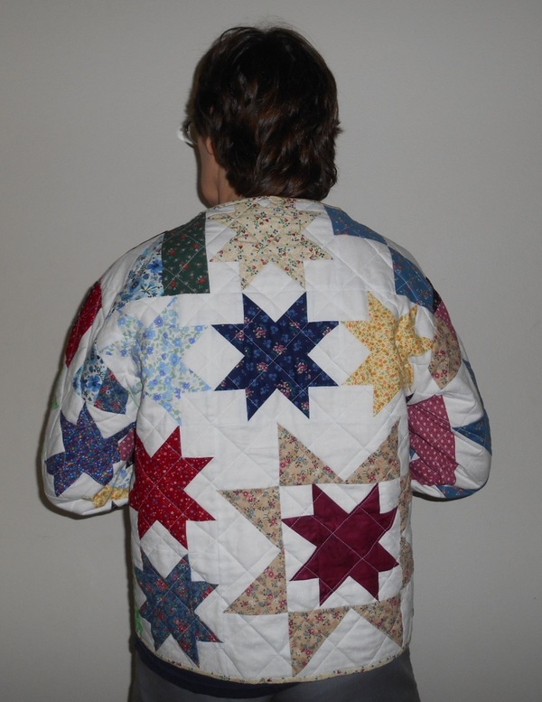No Pattern Used Jacket by Edyta Sitar Laundry Basket Quilts