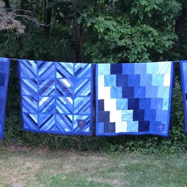 No Pattern Used Denim Throws 101 pattern review by sewladynow