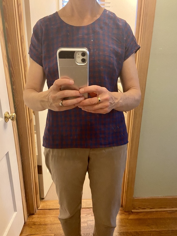 Liesl + Co. Verdun Woven Shirt LC042VW pattern review by Annahk