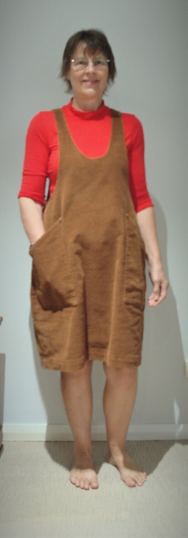 Helen's Closet York Pinafore pattern review by Kayakiwi